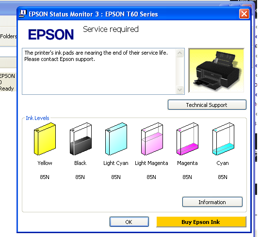 Epson R290 Resetter Program